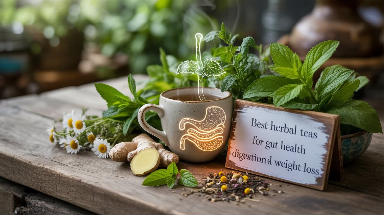 Best Herbal Teas for Gut Health, Digestion, and Weight Loss