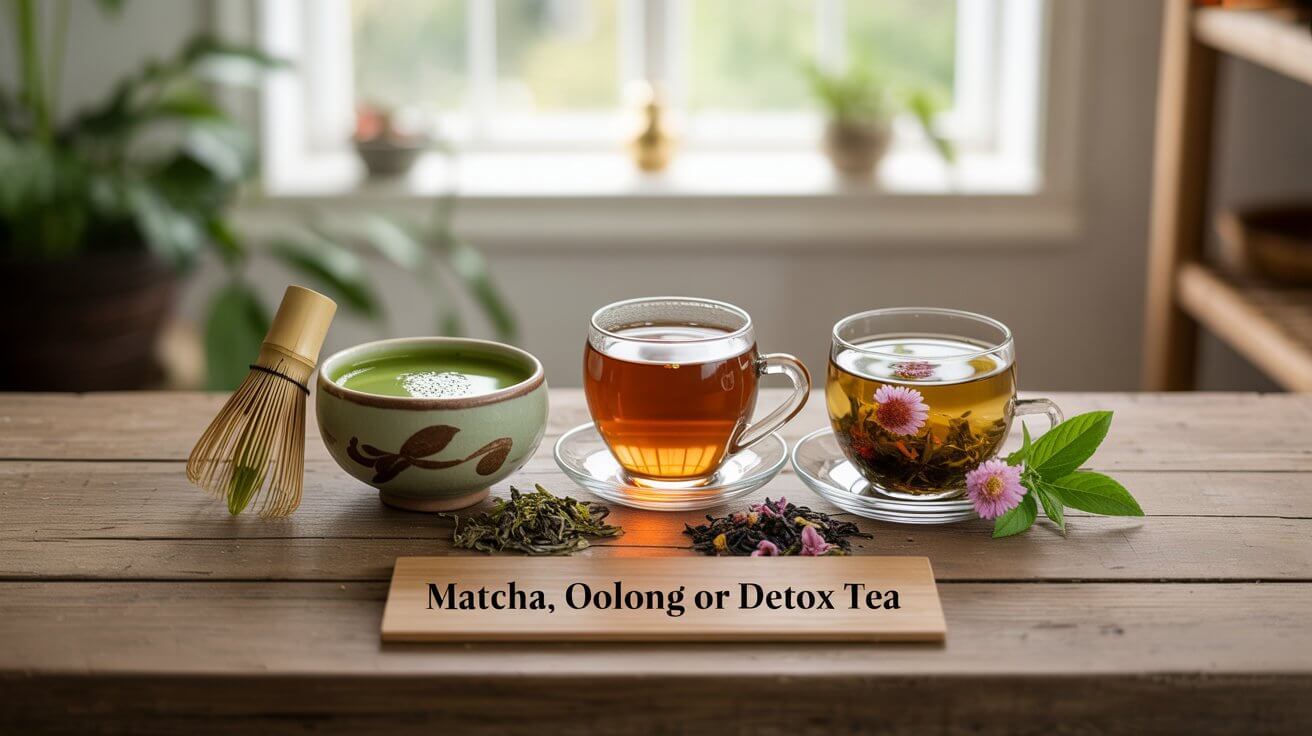 Matcha, Oolong, or Detox Tea: Which is Best for Losing Belly Fat?