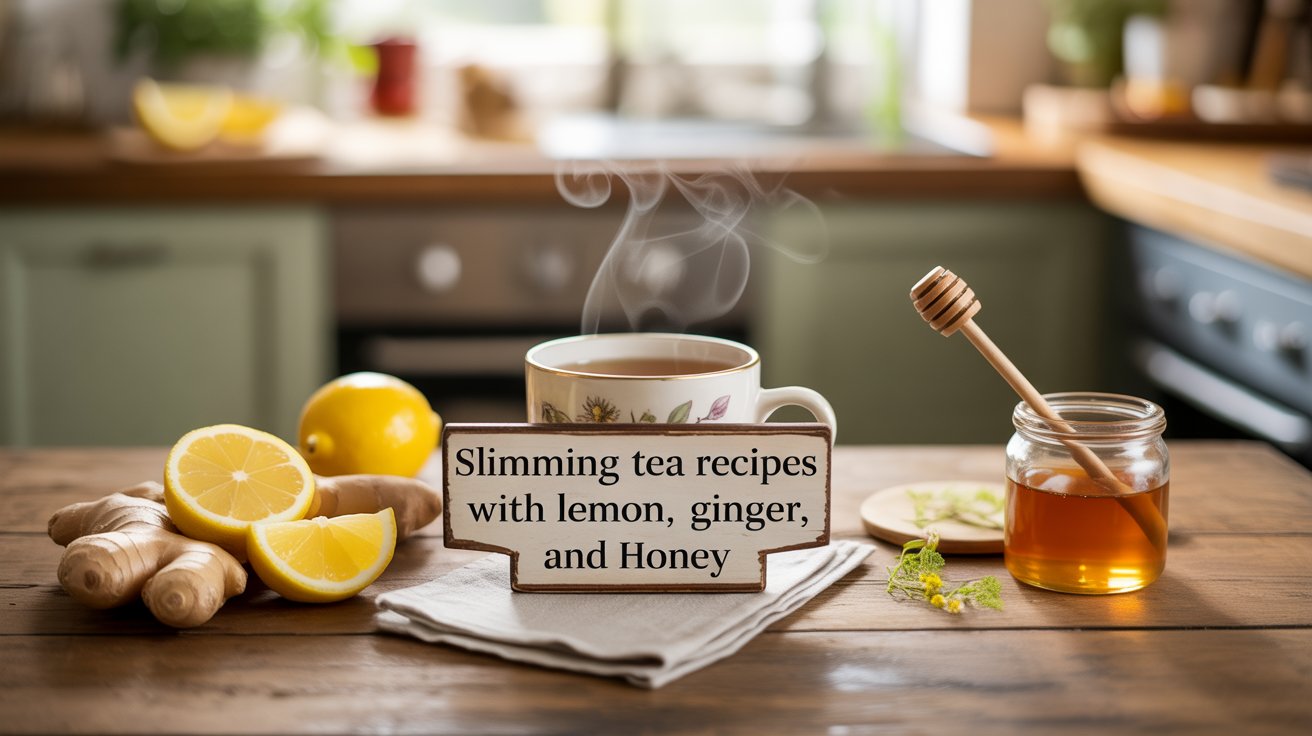 Slimming Tea Recipes with Lemon, Ginger, and Honey