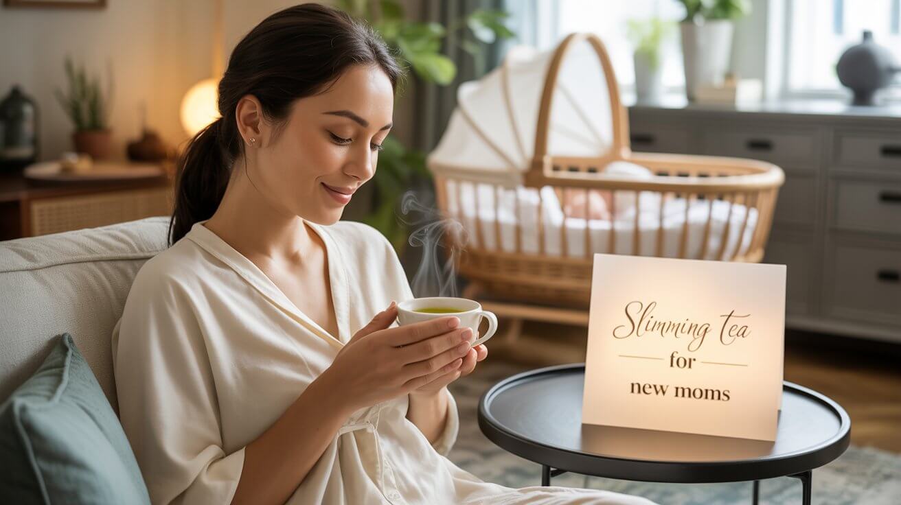 Slimming Tea for New Moms: Safe Postpartum Use